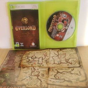 Overlord Microsoft Xbox 360 Live 2005 to 2007 Complete with Manual Map and Case